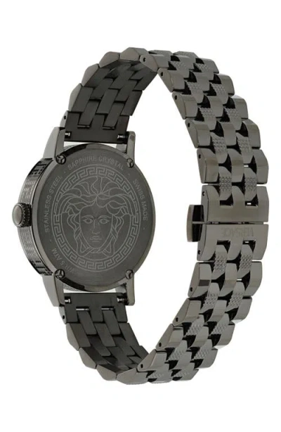Versace Albireo Bracelet Watch, 40mm In Gray