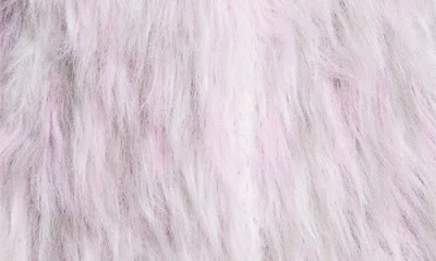 Diesel Astrid Faux Fur Dress In Purple