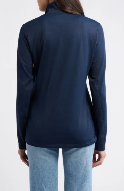 Helly Hansen Versalite Grid Fleece Half Zip Pullover In Blue