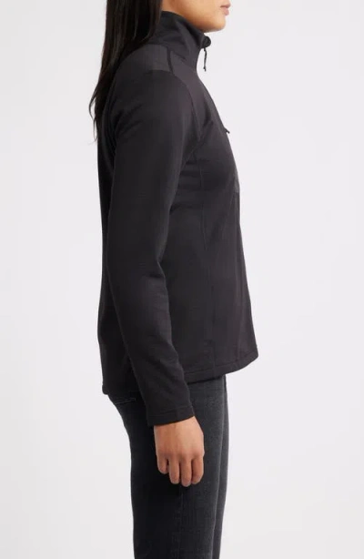 Helly Hansen Versalite Grid Fleece Half Zip Pullover In Black