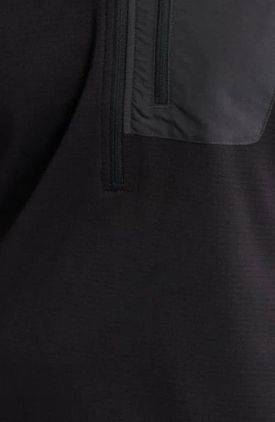 Helly Hansen Versalite Grid Fleece Half Zip Pullover In Black