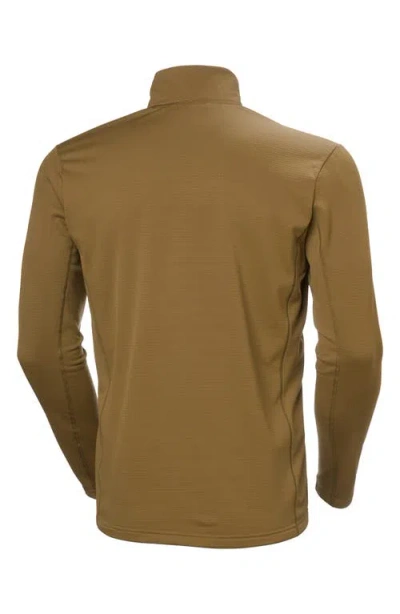 Helly Hansen Versatile Half Zip Midlayer Fleece Pullover In Green