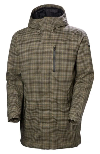 Helly Hansen Frogner Waterproof Hooded Jacket In Brown