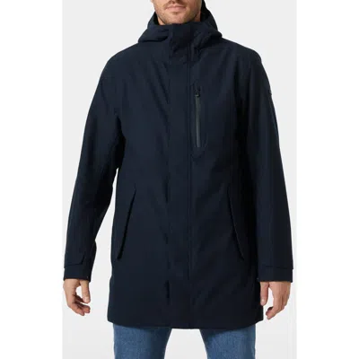 Helly Hansen Frogner Waterproof Hooded Jacket In Black