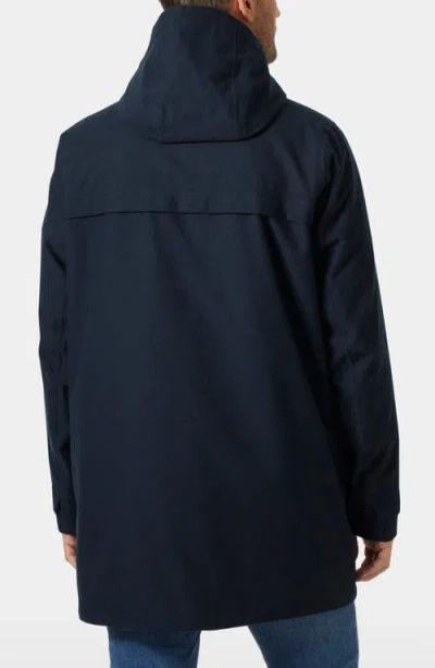 Helly Hansen Frogner Waterproof Hooded Jacket In Black