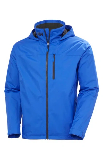 Helly Hansen Hooded Crew 2.0 Waterproof Midlayer Sailing Jacket In Blue