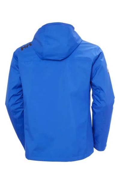 Helly Hansen Hooded Crew 2.0 Waterproof Midlayer Sailing Jacket In Blue