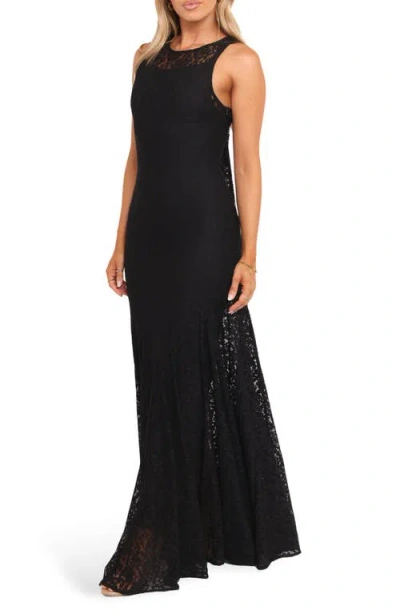 Petal And Pup Petal & Pup Keani Lace Maxi Dress In Black