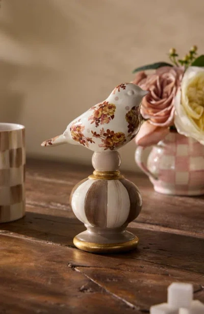 Mackenzie-childs Mackenzie Childs Wild Rose Bird Set Of 2 Figurines In Multi