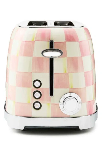 Mackenzie-childs Mackenzie Childs Rosy Check 2-slice Toaster In Multi