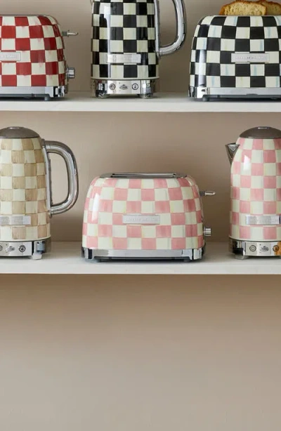 Mackenzie-childs Mackenzie Childs Rosy Check 2-slice Toaster In Multi