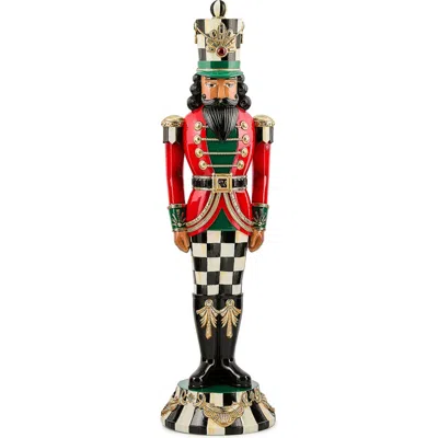 Mackenzie-childs Mackenzie Childs Courtly Check Nutcracker Figurine In Multi