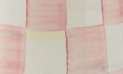 Mackenzie-childs Mackenzie Childs Rosy Check Large Enameled Steel Practical Pitcher In Pink