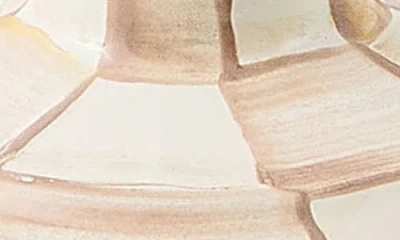 Mackenzie-childs Mackenzie Childs Large Mocha Check Candlestick Holder In Neutral