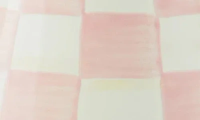 Mackenzie-childs Mackenzie Childs Rosy Check Led Rechargeable Cafe Table Lamp In Pink