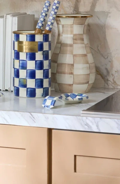 Mackenzie-childs Mackenzie Childs Royal Check Spoon Rest In Multi