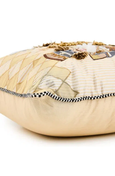 Mackenzie-childs Mackenzie Childs Glam Up Nutcracker Throw Pillow In Neutral