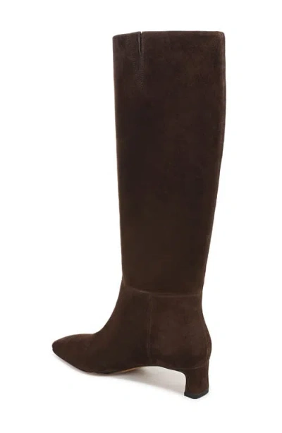 Vince Harlan Suede Knee-high Boots In Brown