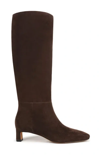 Vince Harlan Suede Knee-high Boots In Brown