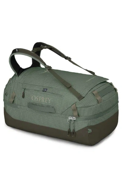 Osprey Transporter 70-liter Squffel Duffle Luggage In Green