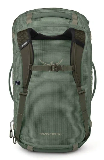 Osprey Transporter 70-liter Squffel Duffle Luggage In Green