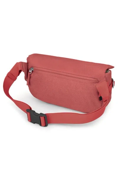 Osprey Arcane Water Repellent Hip Bag In Red