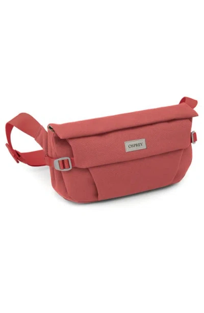 Osprey Arcane Water Repellent Hip Bag In Red