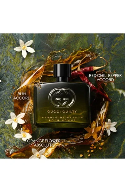 Gucci Guilty Absolu De Parfum Pour Homme 60ml In Transparent