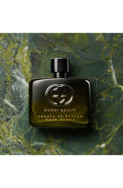 Gucci Guilty Absolu De Parfum Pour Homme 60ml In Transparent