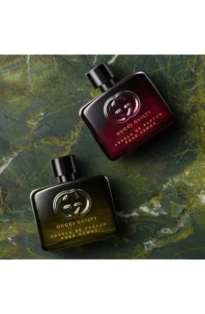 Gucci Guilty Absolu De Parfum Pour Homme 60ml In Transparent