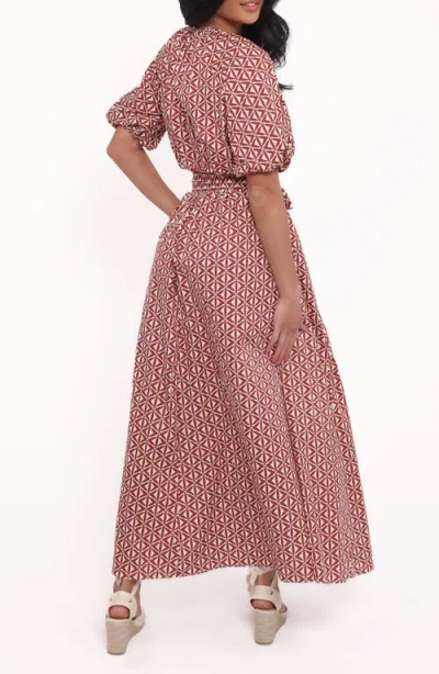 Petal And Pup Petal & Pup Delilah Cotton Geo Print Crop Top & Skirt Set In Multi