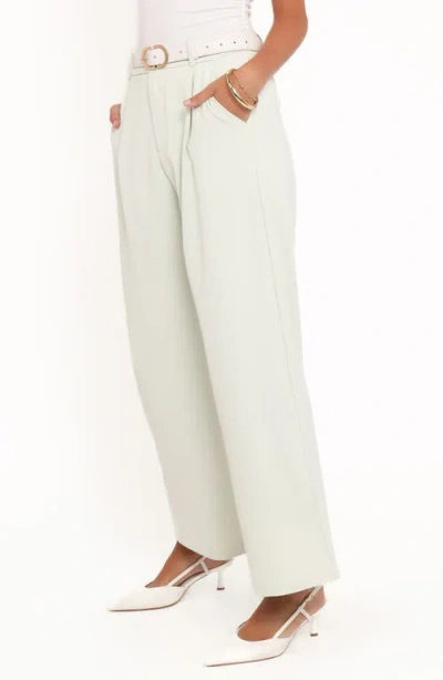 Petal And Pup Petal & Pup Lia High Waist Wide Leg Pants In Green