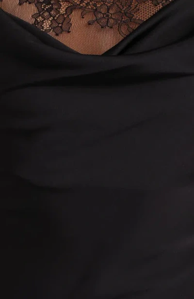 Petal And Pup Petal & Pup Evana Lace Trim A-line Dress In Black