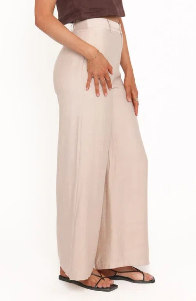 Petal And Pup Petal & Pup Lauren High Waist Wide Leg Pants In Neutral