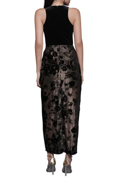 Avec Les Filles Women's Sarong Combo Fringe Drape Dress In Multi