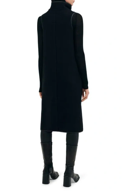 Marcella Kendra Virgin Wool Vest In Black