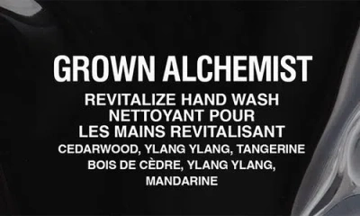 Grown Alchemist Revitalize Hand Wash Cleanser Refill In Transparent
