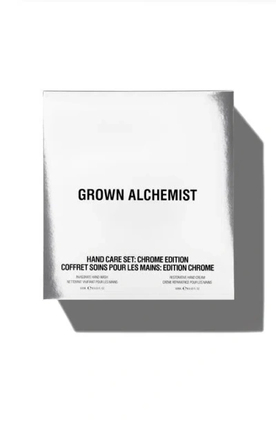 Grown Alchemist Hand Care Set Chrome Edition In Transparent
