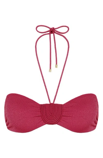 Vix Paula Hermanny Firenze Yara Convertible Bikini Top In Pink