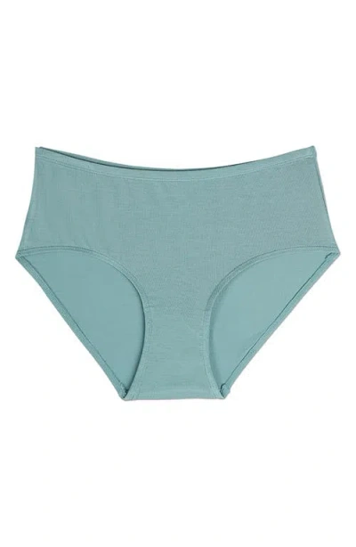 Memoi Stretch Modal 3-pack Briefs In Green