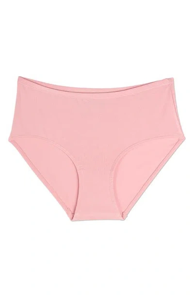 Memoi Stretch Modal 3-pack Briefs In Pink
