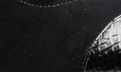 Frances Valentine Serena Pointed Cap Toe Kitten Heel Bootie In Black