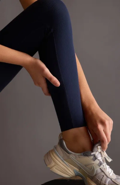 Mpg Ribbed Leggings In Blue