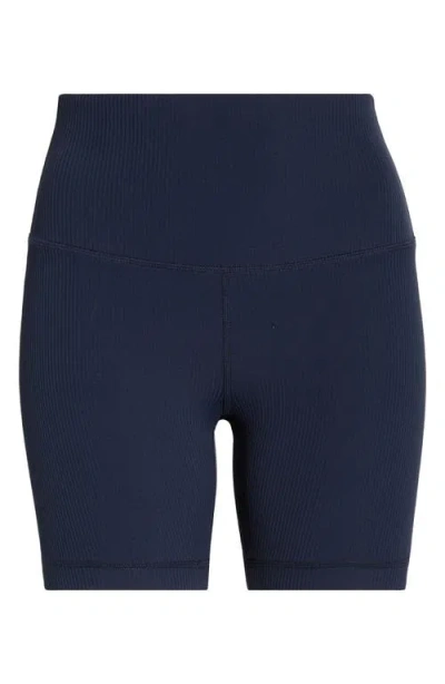 Mpg Ribbed Shorts In Blue