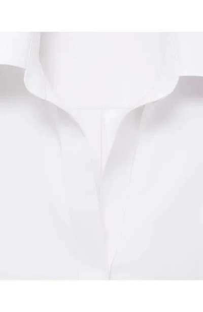 Mango Button-down Woven Shirt In White