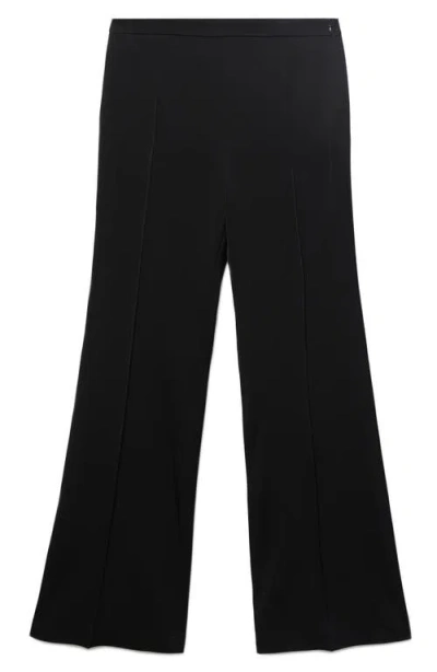 Mango Women's Long Flared Pants In Black