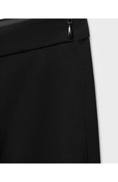 Mango Women's Long Flared Pants In Black