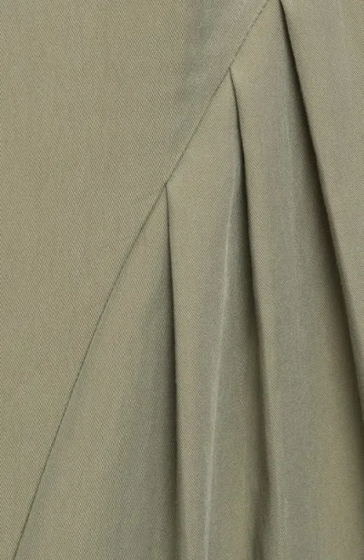 Mango Pleated Sleeveless Minidress In Neutral