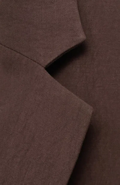 Mango Women's Lyocell Suit Jacket In Brown