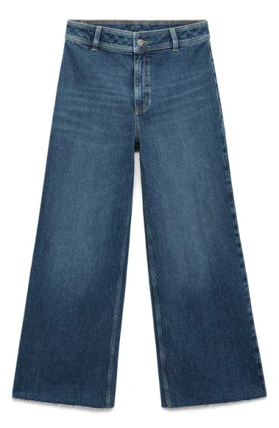 Mango Women's Catherin Culotte High-rise Jeans In Multi